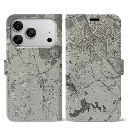 【平尾（福岡県）】地図柄iPhoneケース（手帳タイプ）