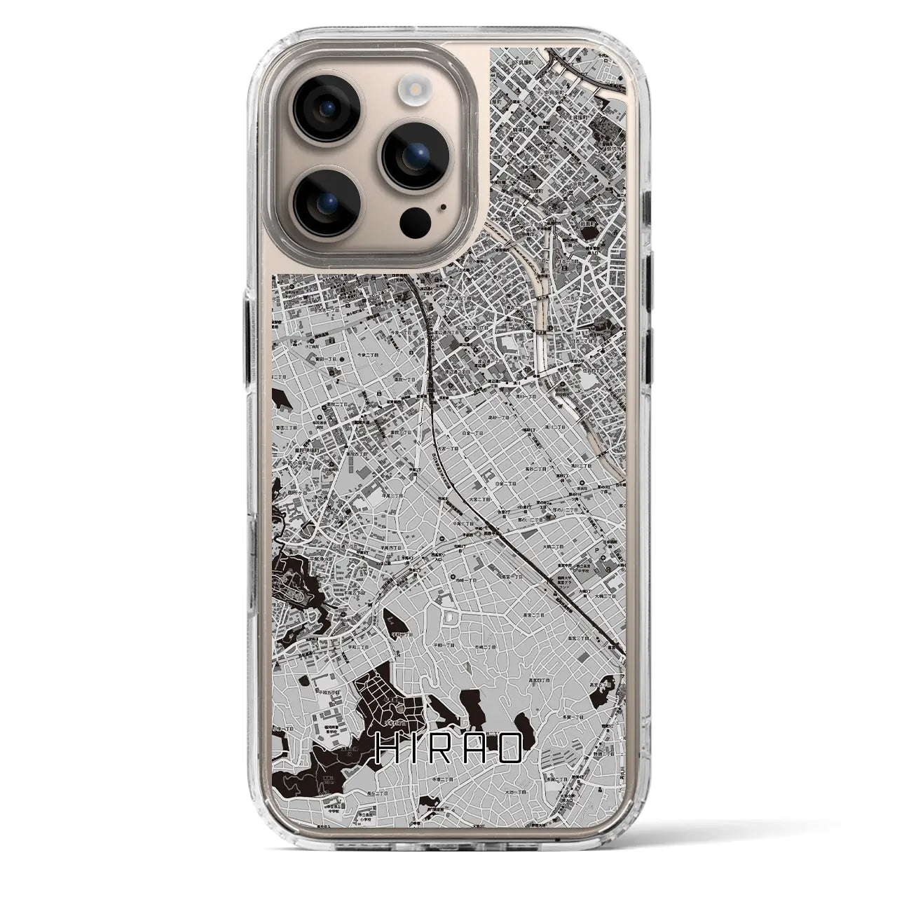 【平尾（福岡県）】地図柄iPhoneケース（MagSafeタイプ）