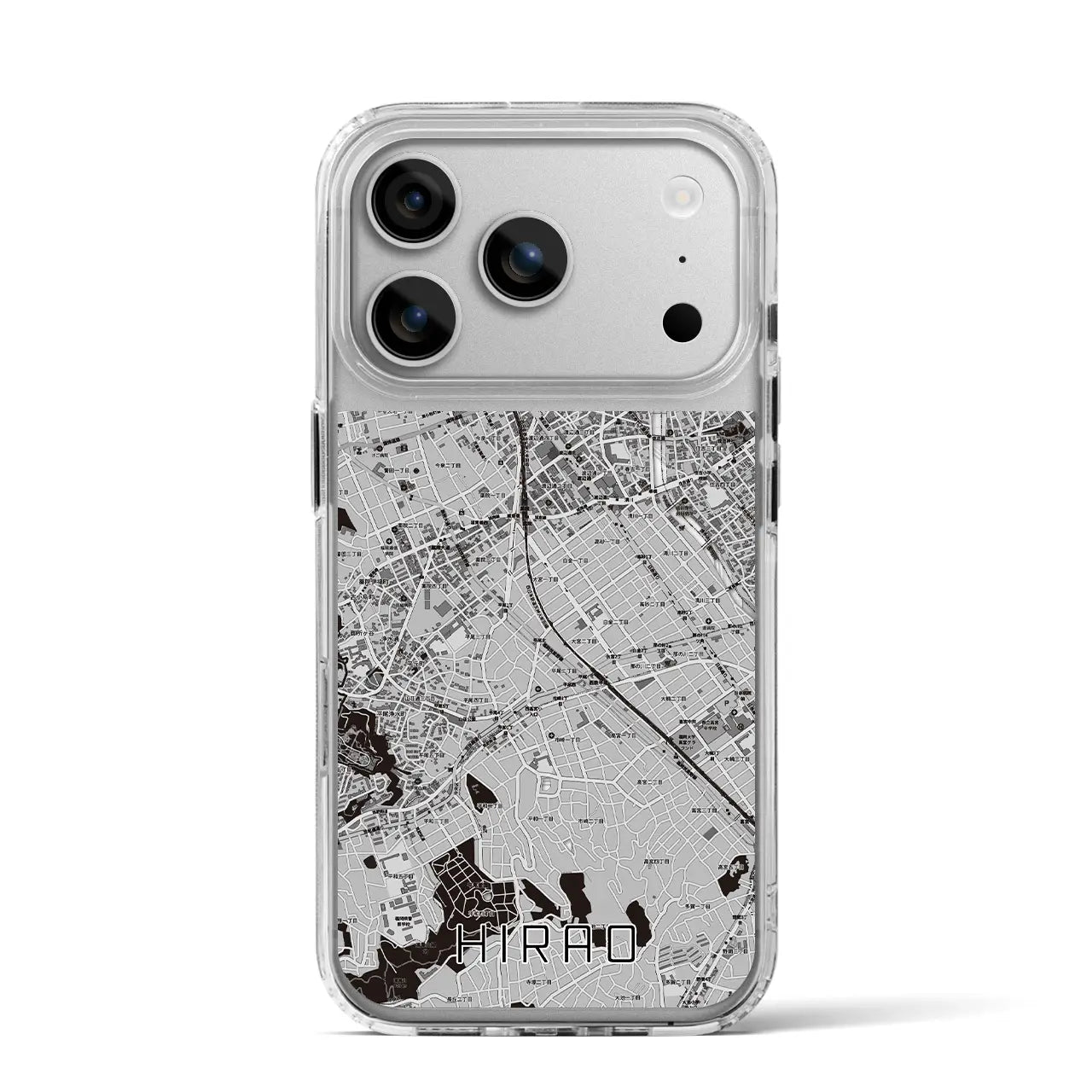 【平尾（福岡県）】地図柄iPhoneケース（MagSafeタイプ）