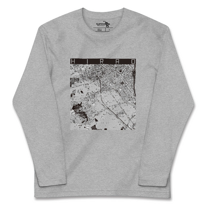 【平尾（福岡県）】地図柄ロングスリーブTシャツ