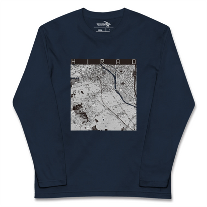【平尾（福岡県）】地図柄ロングスリーブTシャツ