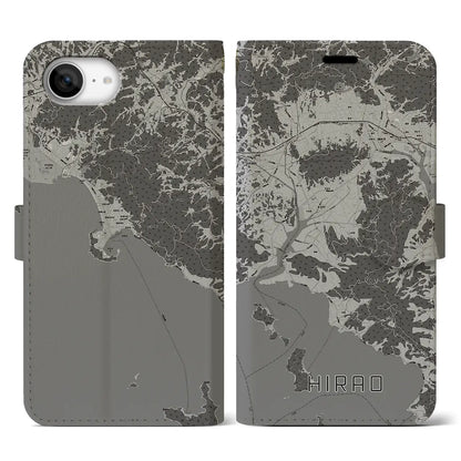 【平生（山口県）】地図柄iPhoneケース（手帳タイプ）