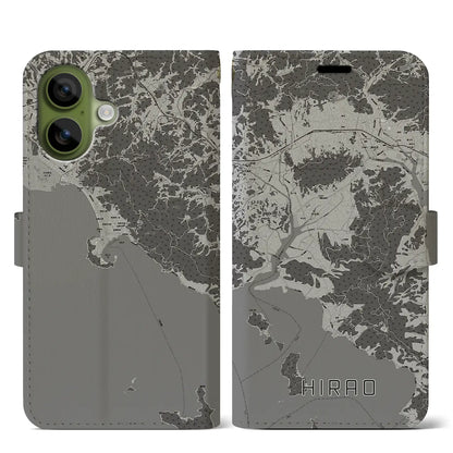 【平生（山口県）】地図柄iPhoneケース（手帳タイプ）