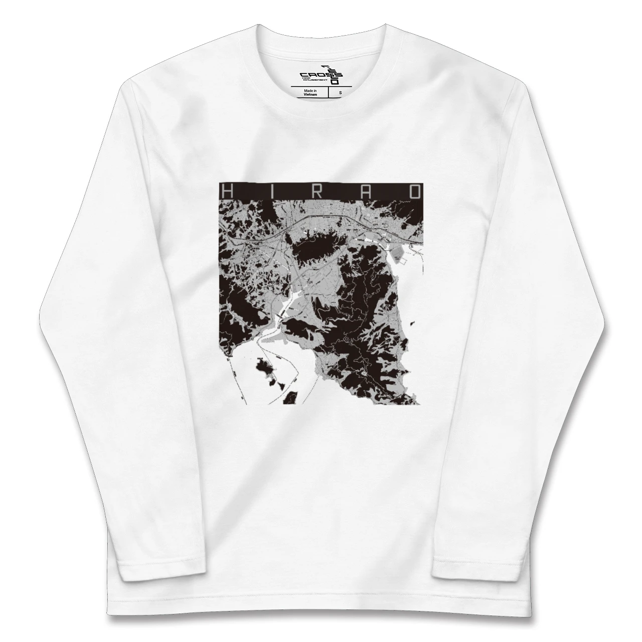 【平生（山口県）】地図柄ロングスリーブTシャツ
