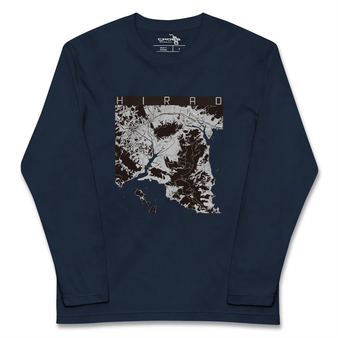 【平生（山口県）】地図柄ロングスリーブTシャツ
