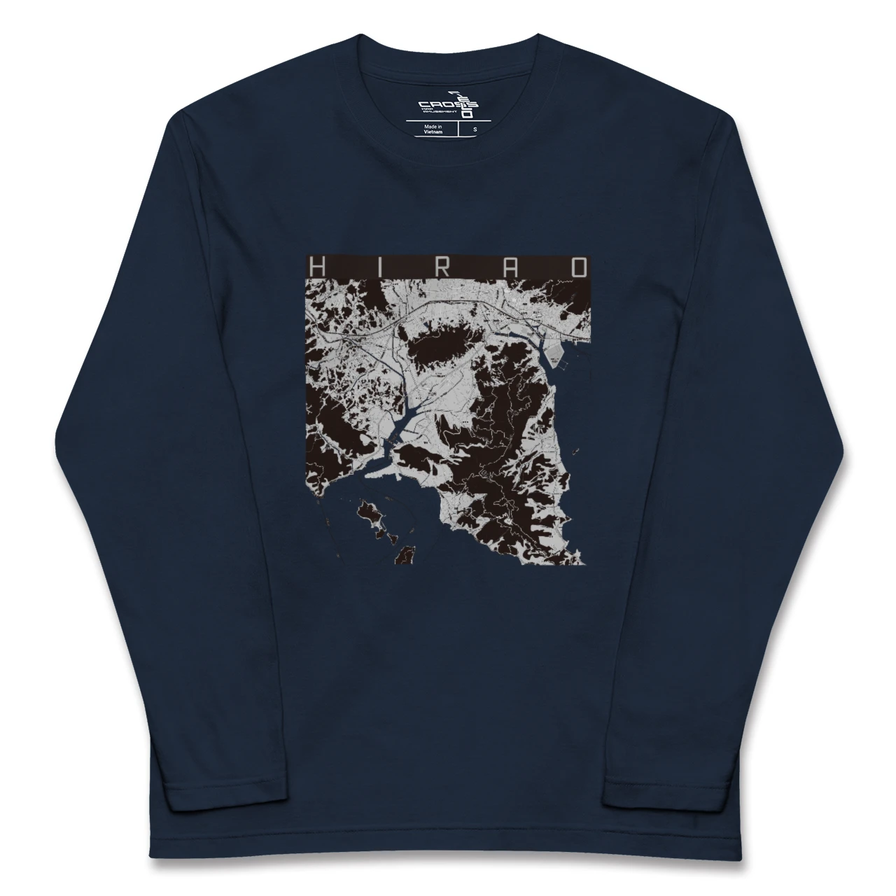 【平生（山口県）】地図柄ロングスリーブTシャツ