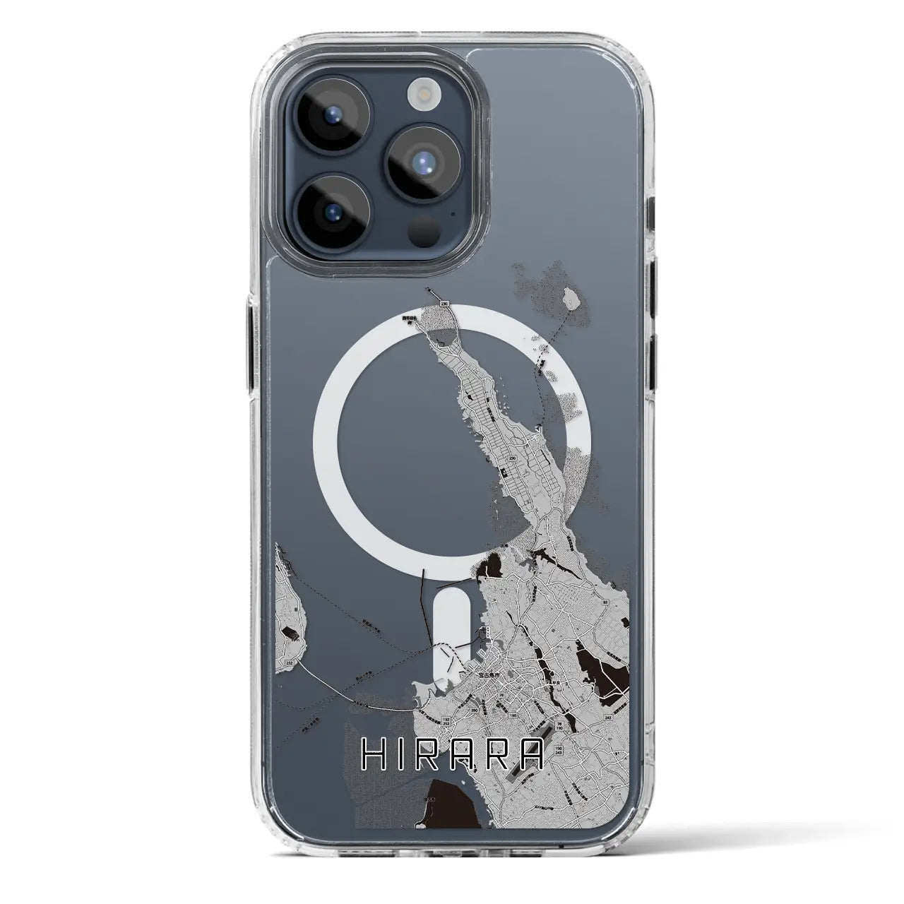 【平良（沖縄県）】地図柄iPhoneケース（MagSafeタイプ）