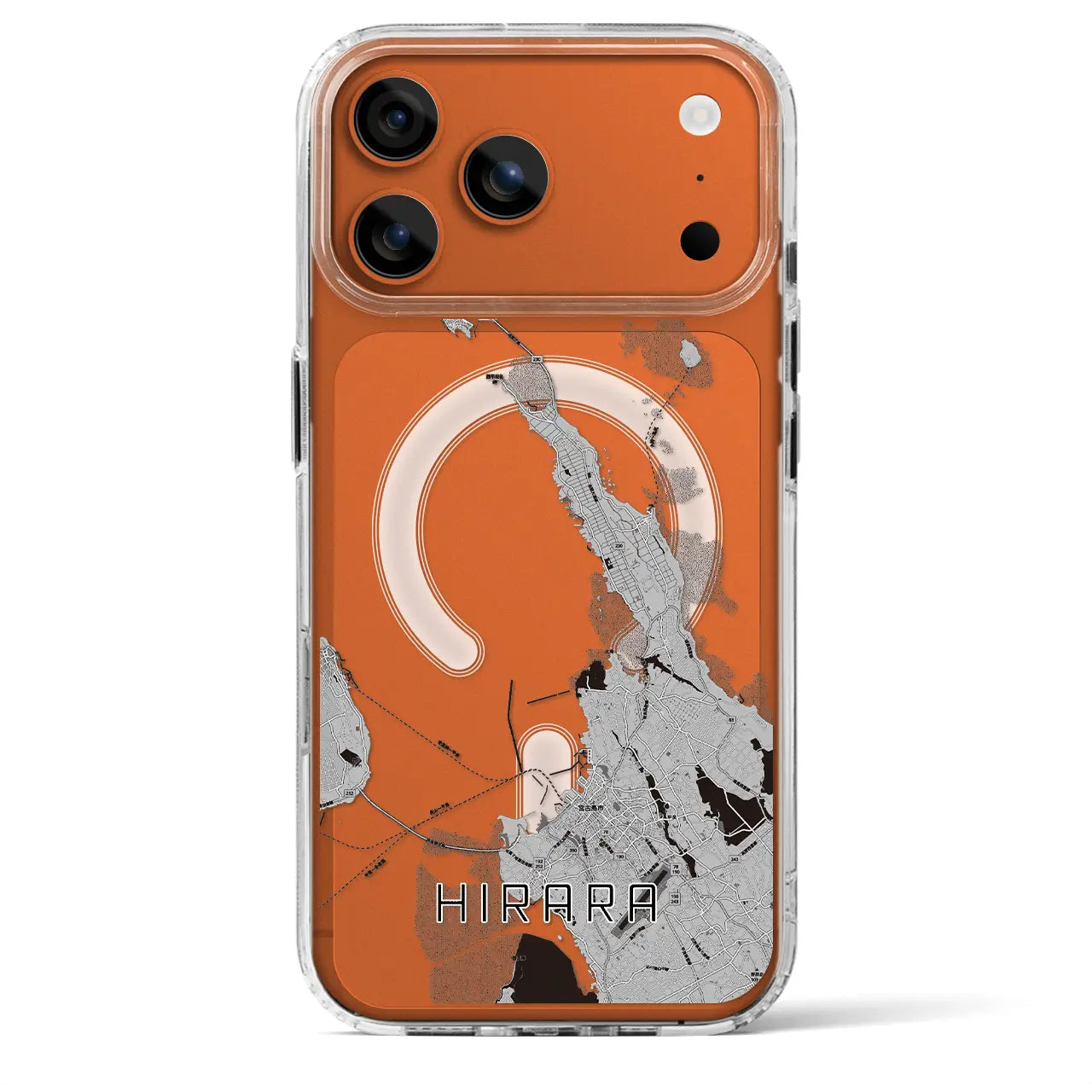 【平良（沖縄県）】地図柄iPhoneケース（MagSafeタイプ）