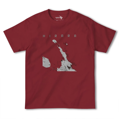 【平良（沖縄県）】地図柄ヘビーウェイトTシャツ