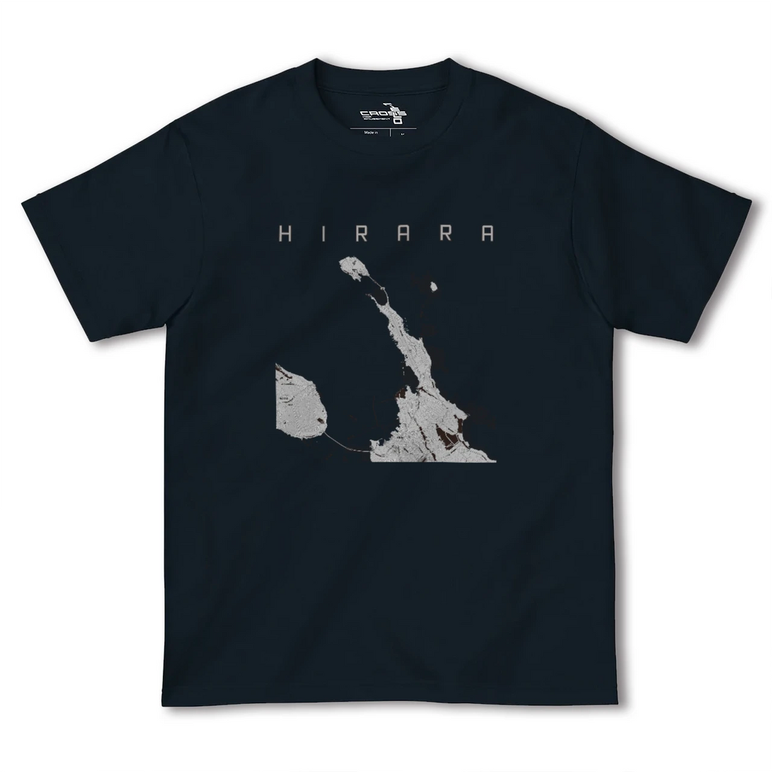 【平良(沖縄県)】地図柄ヘビーウェイトTシャツ