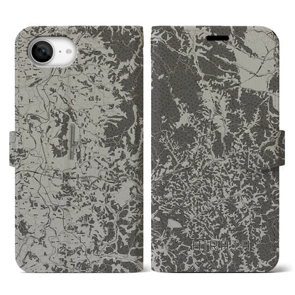 【平田（福島県）】地図柄iPhoneケース（手帳タイプ）