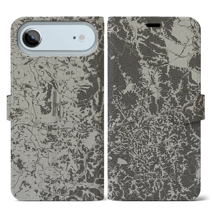 【平田（福島県）】地図柄iPhoneケース（手帳タイプ）