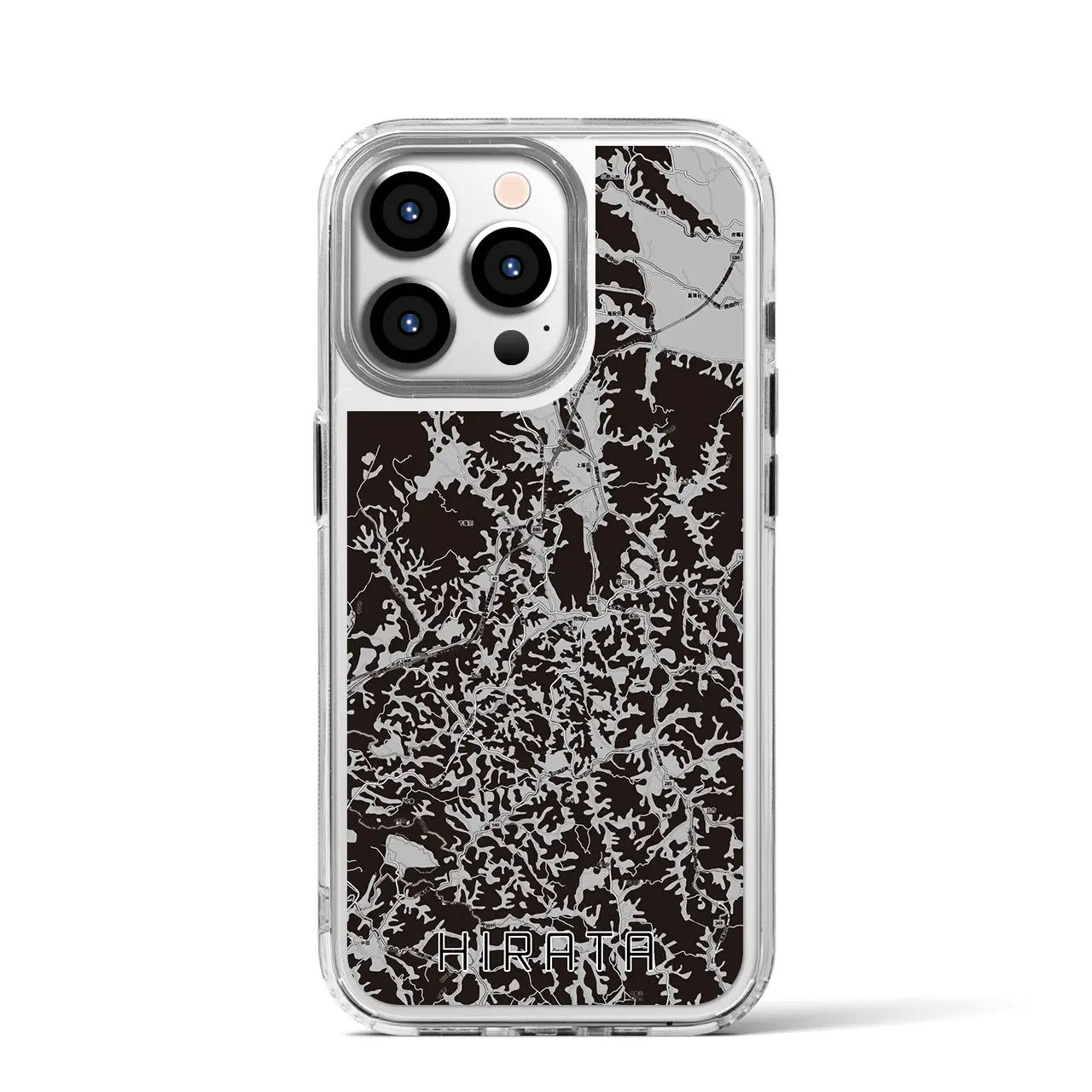 【平田（福島県）】地図柄iPhoneケース（MagSafeタイプ）