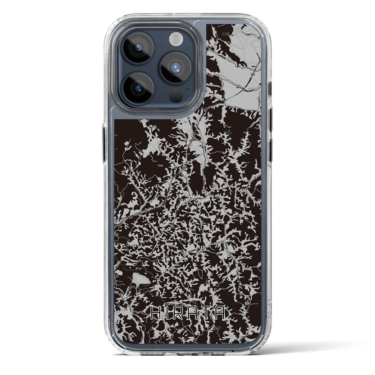 【平田（福島県）】地図柄iPhoneケース（MagSafeタイプ）