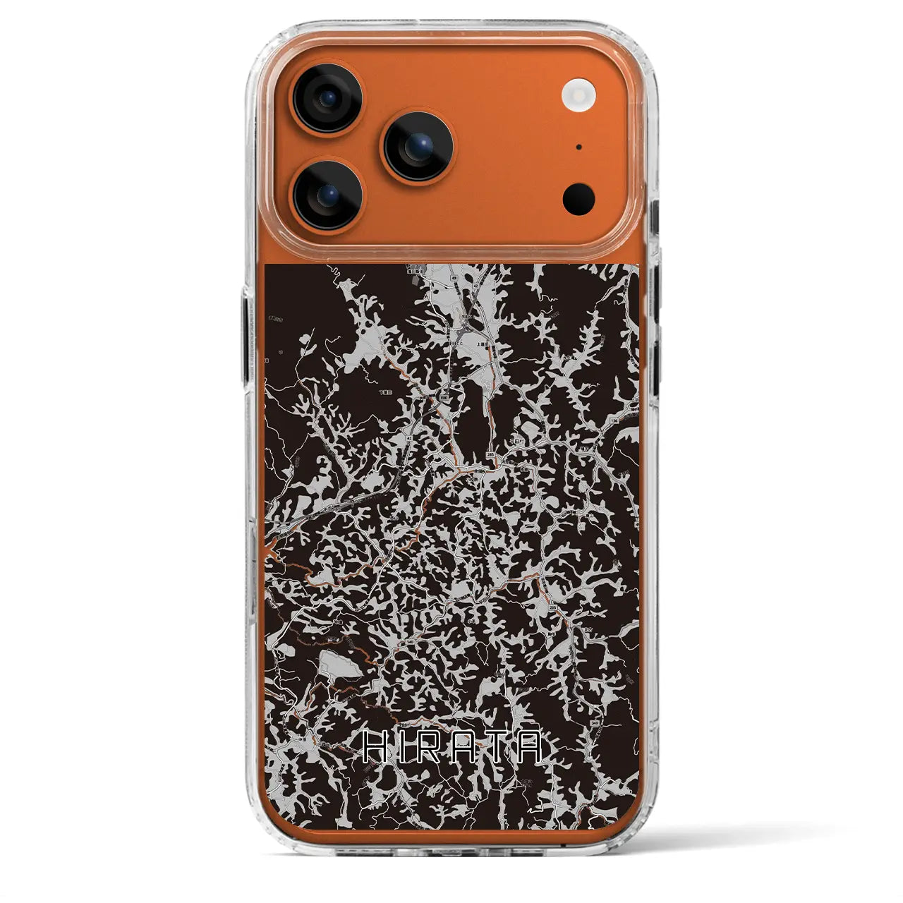 【平田（福島県）】地図柄iPhoneケース（MagSafeタイプ）