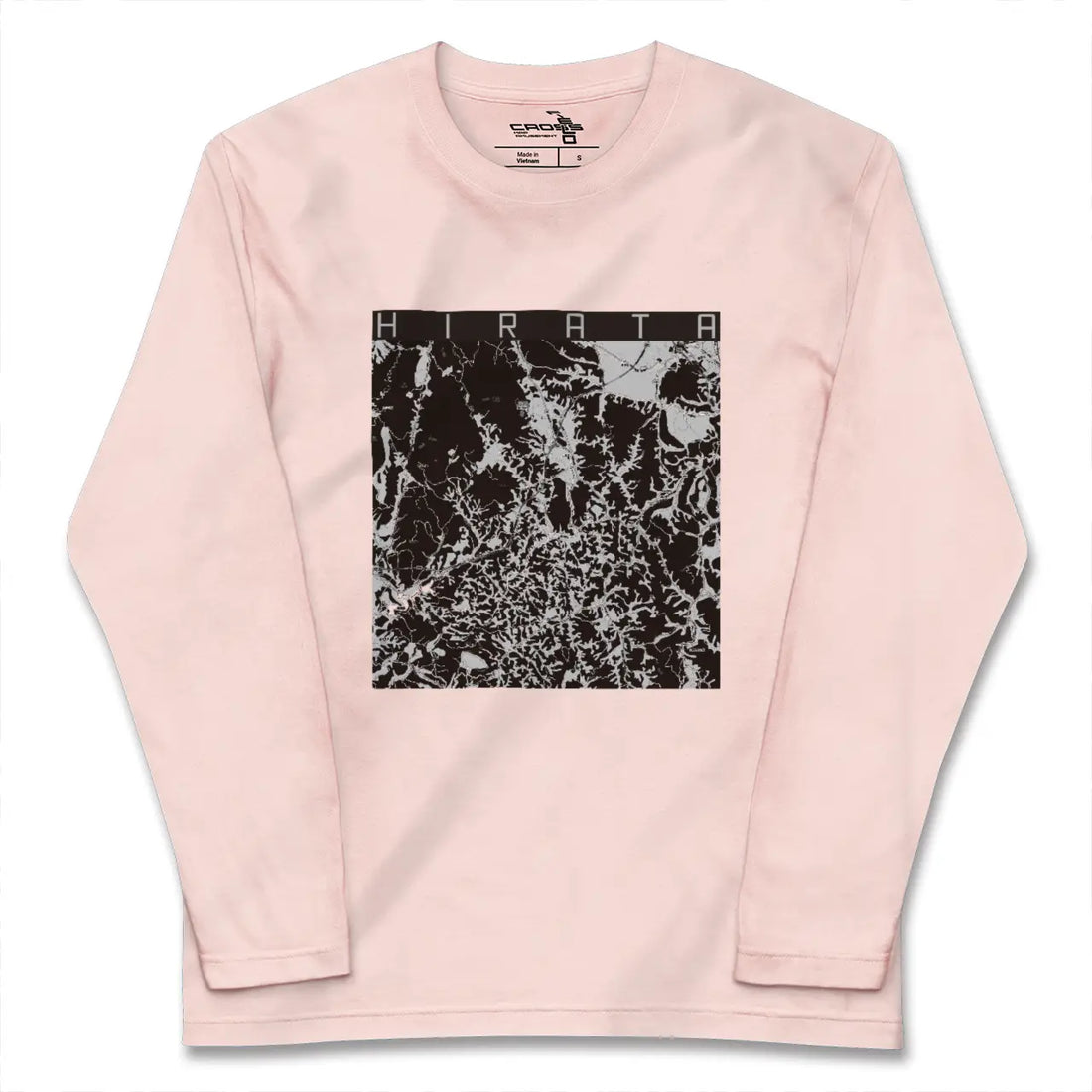 【平田（福島県）】地図柄ロングスリーブTシャツ
