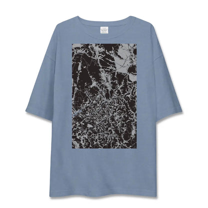 【平田（福島県）】地図柄ビッグシルエットTシャツ