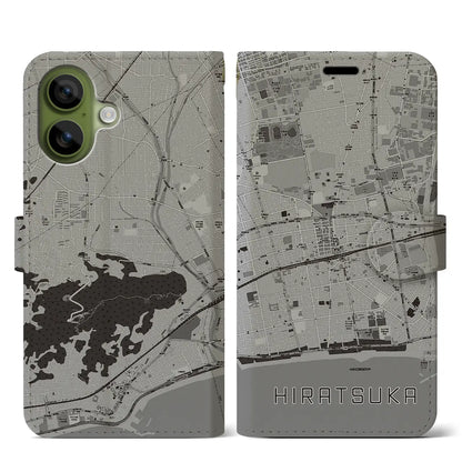 【平塚（神奈川県）】地図柄iPhoneケース（手帳タイプ）