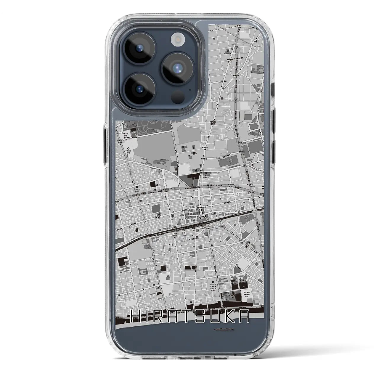 【平塚（神奈川県）】地図柄iPhoneケース（MagSafeタイプ）