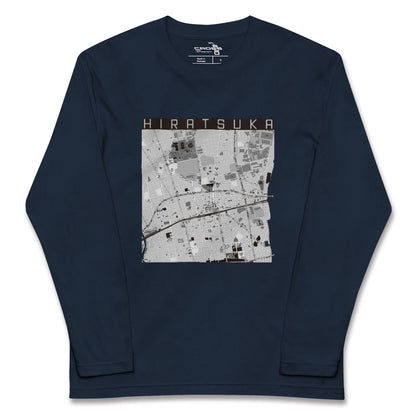 【平塚（神奈川県）】地図柄ロングスリーブTシャツ