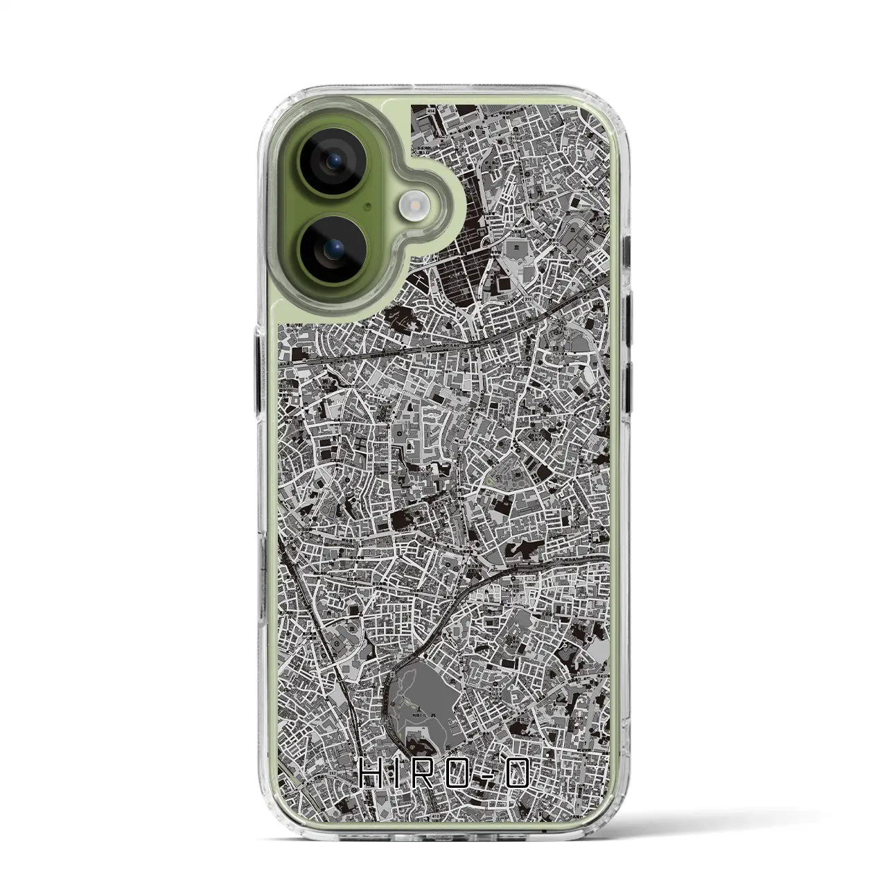 【広尾（東京都）】地図柄iPhoneケース（MagSafeタイプ）