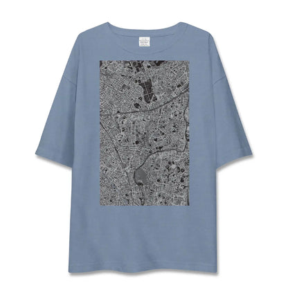 【広尾（東京都）】地図柄ビッグシルエットTシャツ