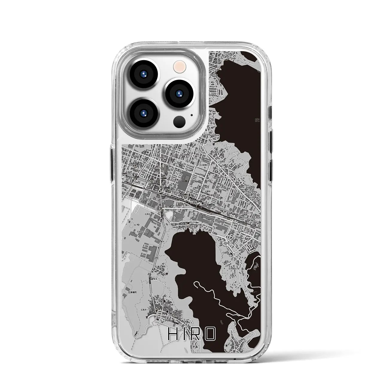 【広（広島県）】地図柄iPhoneケース（MagSafeタイプ）