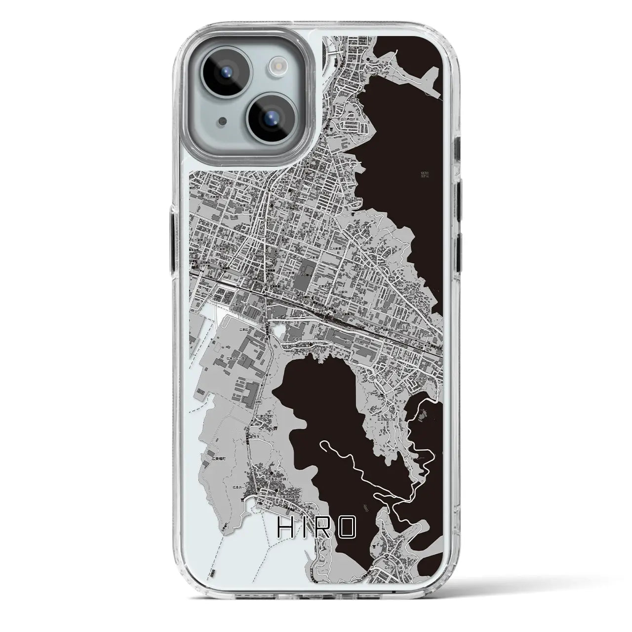 【広（広島県）】地図柄iPhoneケース（MagSafeタイプ）
