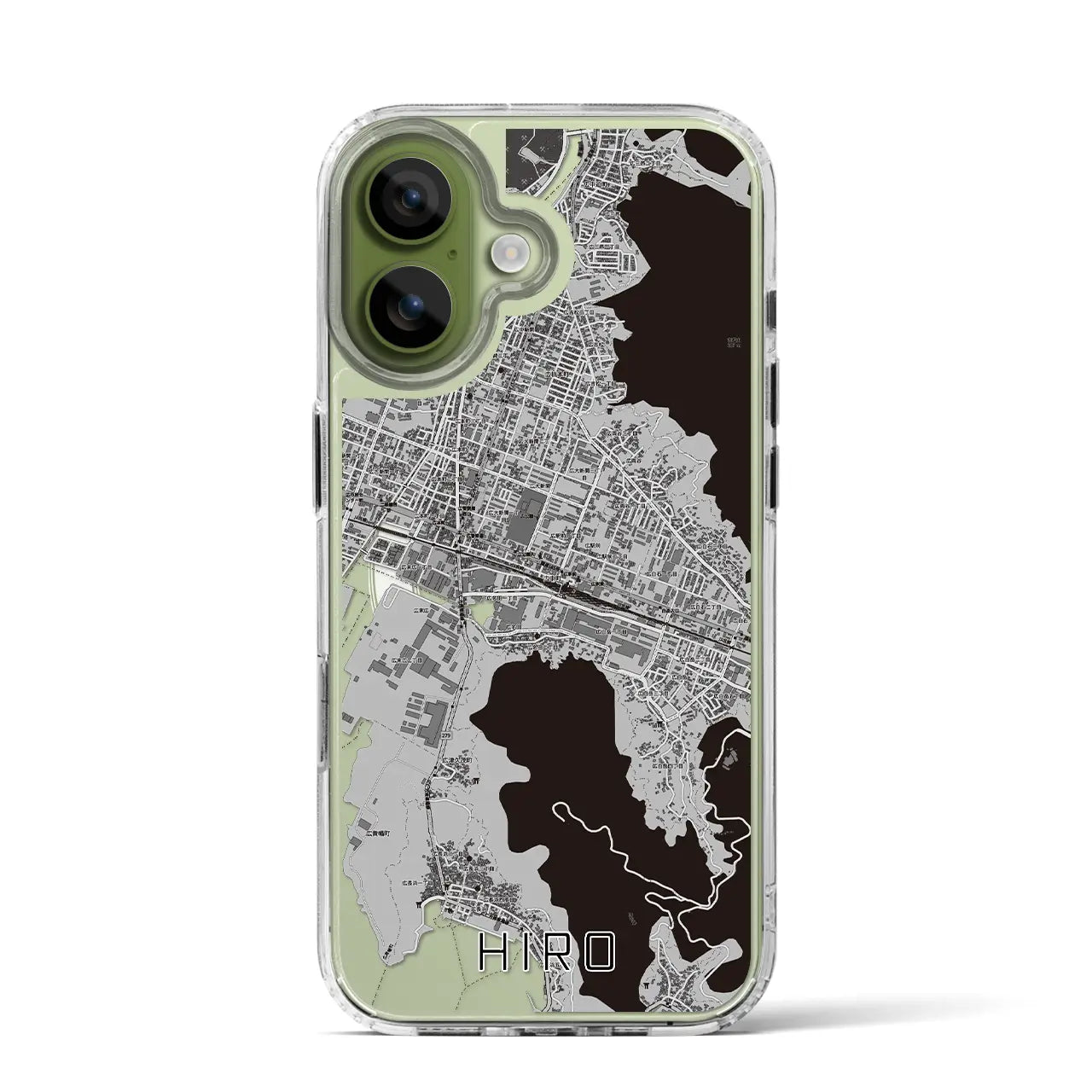 【広（広島県）】地図柄iPhoneケース（MagSafeタイプ）