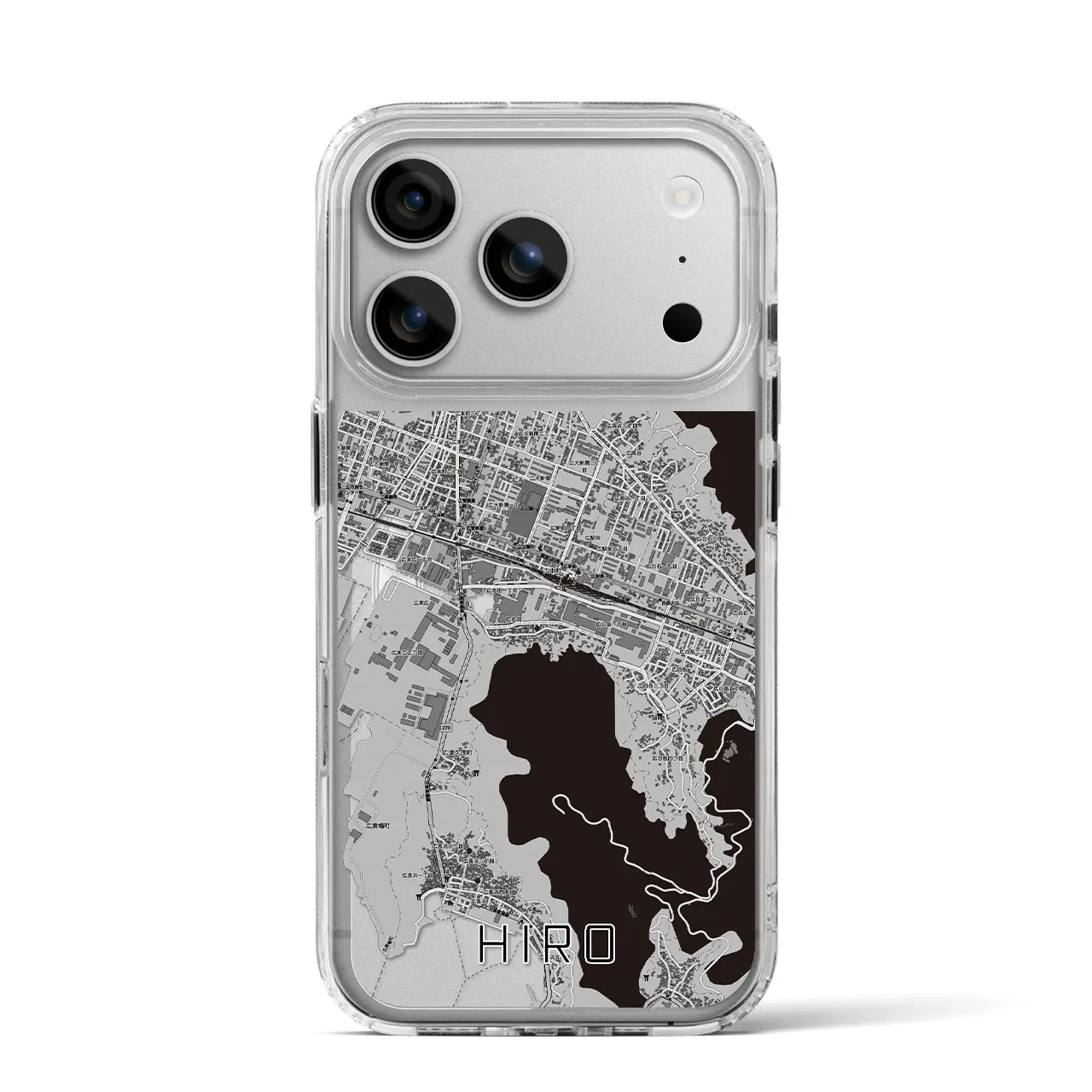 【広（広島県）】地図柄iPhoneケース（MagSafeタイプ）