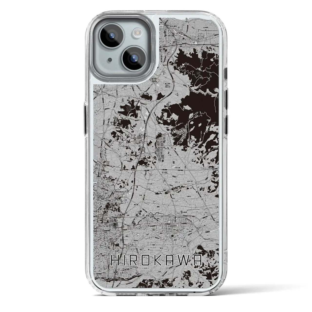 【広川（福岡県）】地図柄iPhoneケース（MagSafeタイプ）
