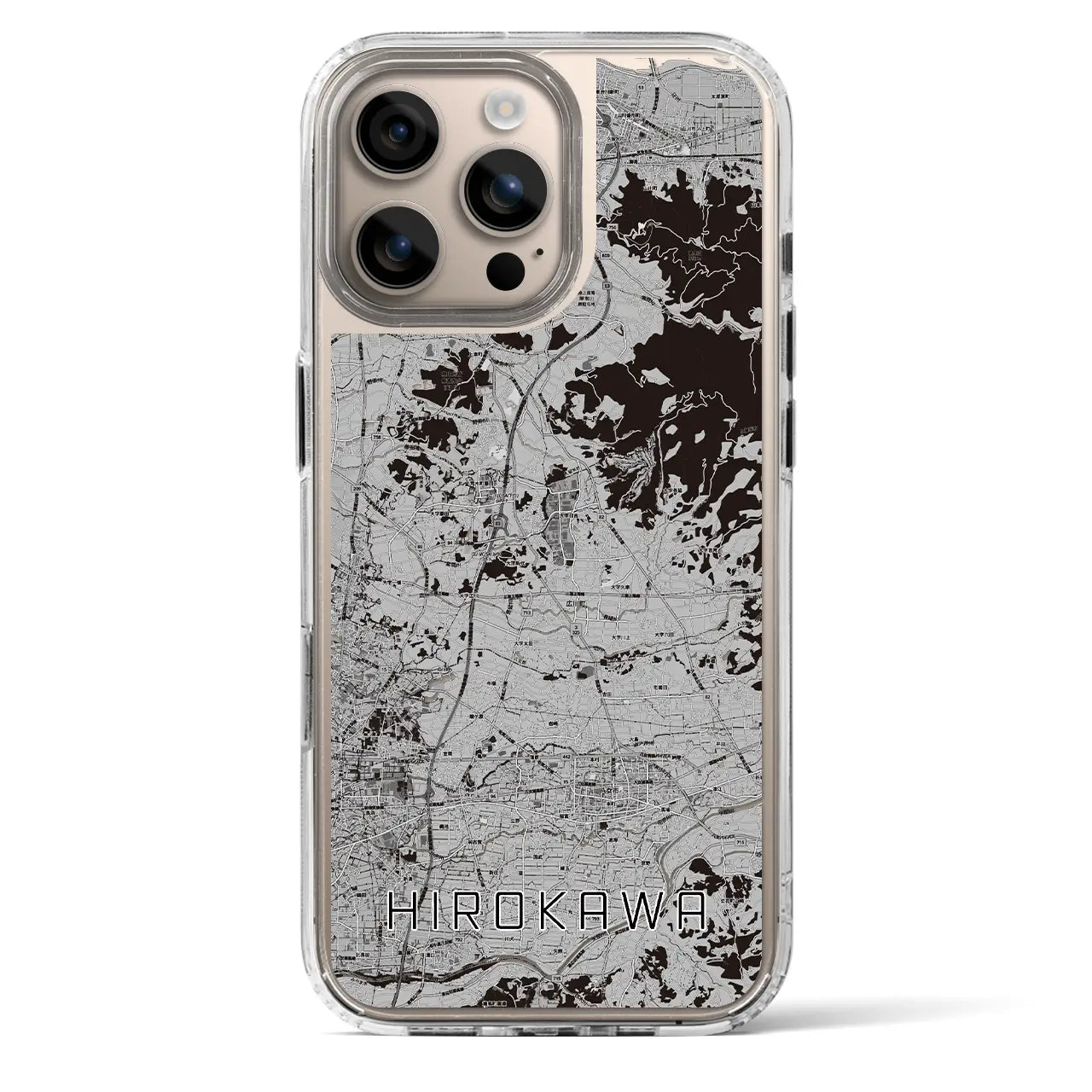 【広川（福岡県）】地図柄iPhoneケース（MagSafeタイプ）