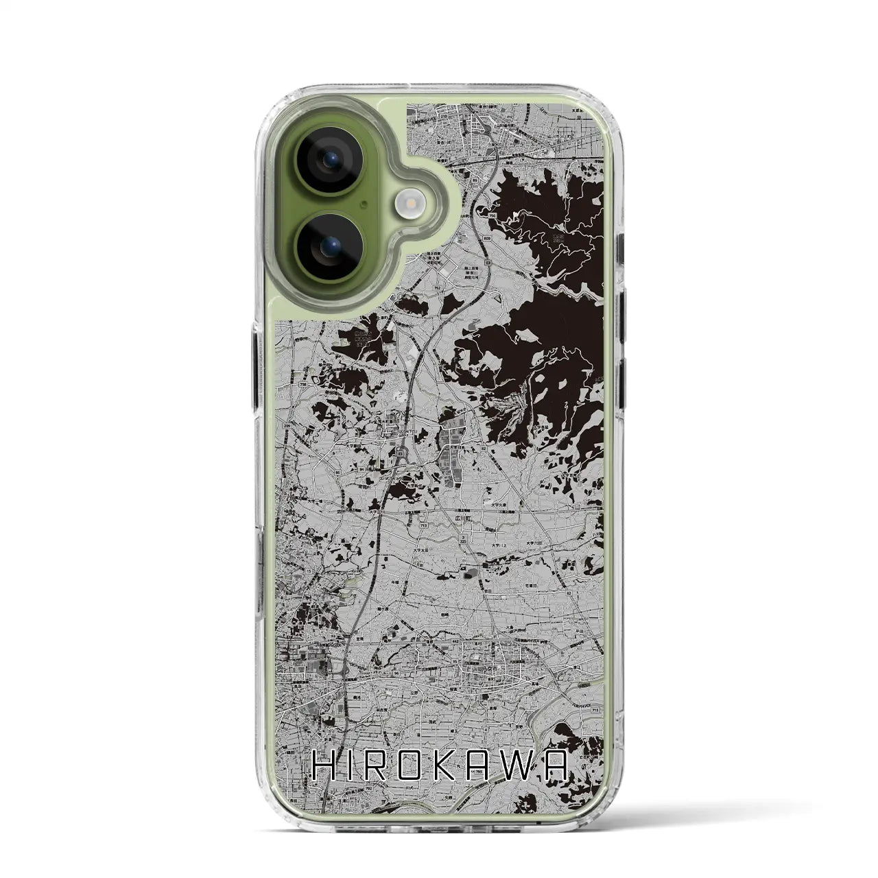 【広川（福岡県）】地図柄iPhoneケース（MagSafeタイプ）