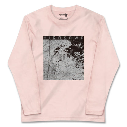 【広川（福岡県）】地図柄ロングスリーブTシャツ