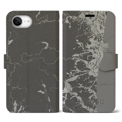 【広野（福島県）】地図柄iPhoneケース（手帳タイプ）