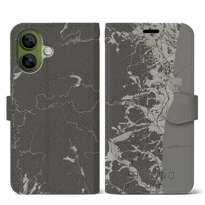 【広野（福島県）】地図柄iPhoneケース（手帳タイプ）