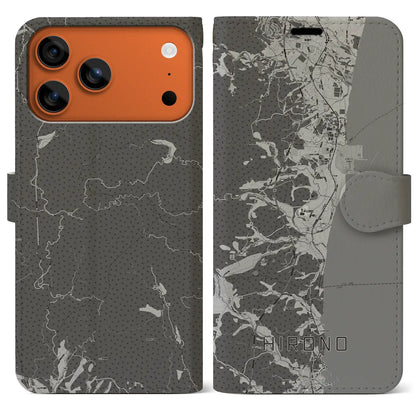 【広野（福島県）】地図柄iPhoneケース（手帳タイプ）