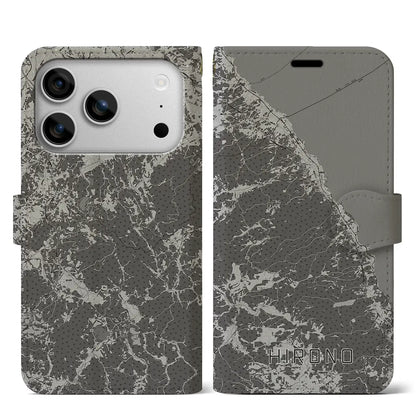 【洋野（岩手県）】地図柄iPhoneケース（手帳タイプ）