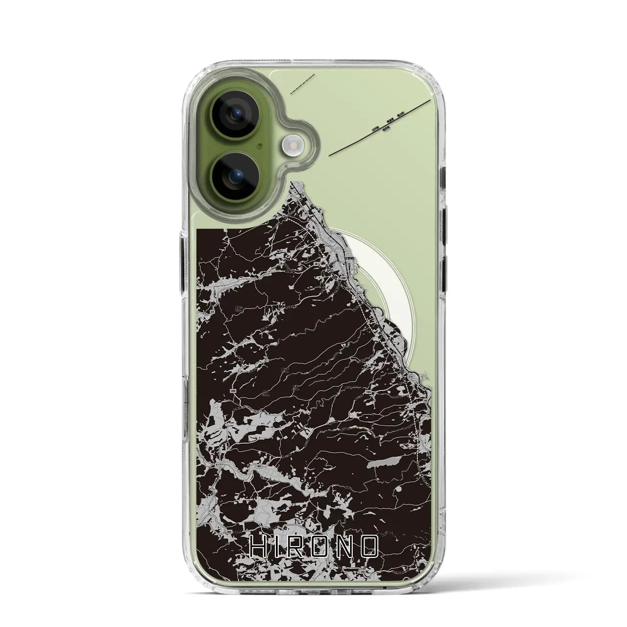 【洋野（岩手県）】地図柄iPhoneケース（MagSafeタイプ）