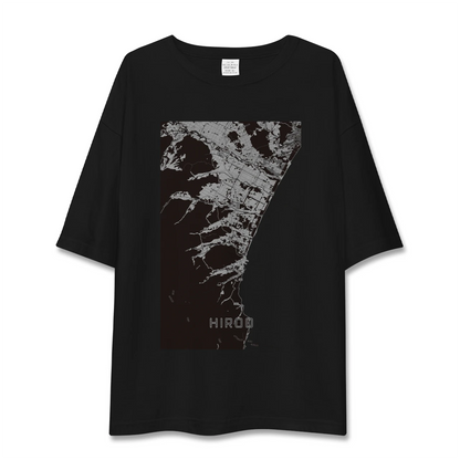 【広尾（北海道）】地図柄ビッグシルエットTシャツ