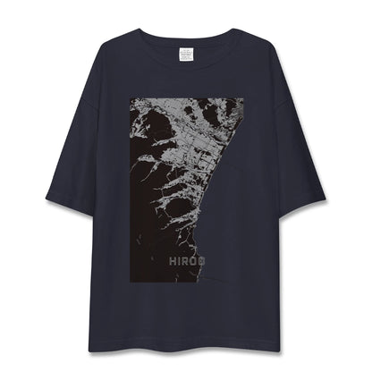 【広尾（北海道）】地図柄ビッグシルエットTシャツ
