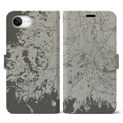【弘前（青森県）】地図柄iPhoneケース（手帳タイプ）