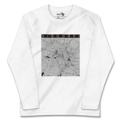 【弘前（青森県）】地図柄ロングスリーブTシャツ
