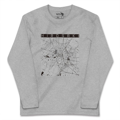 【弘前（青森県）】地図柄ロングスリーブTシャツ