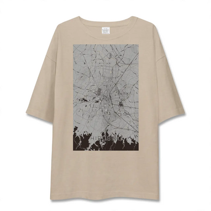 【弘前（青森県）】地図柄ビッグシルエットTシャツ