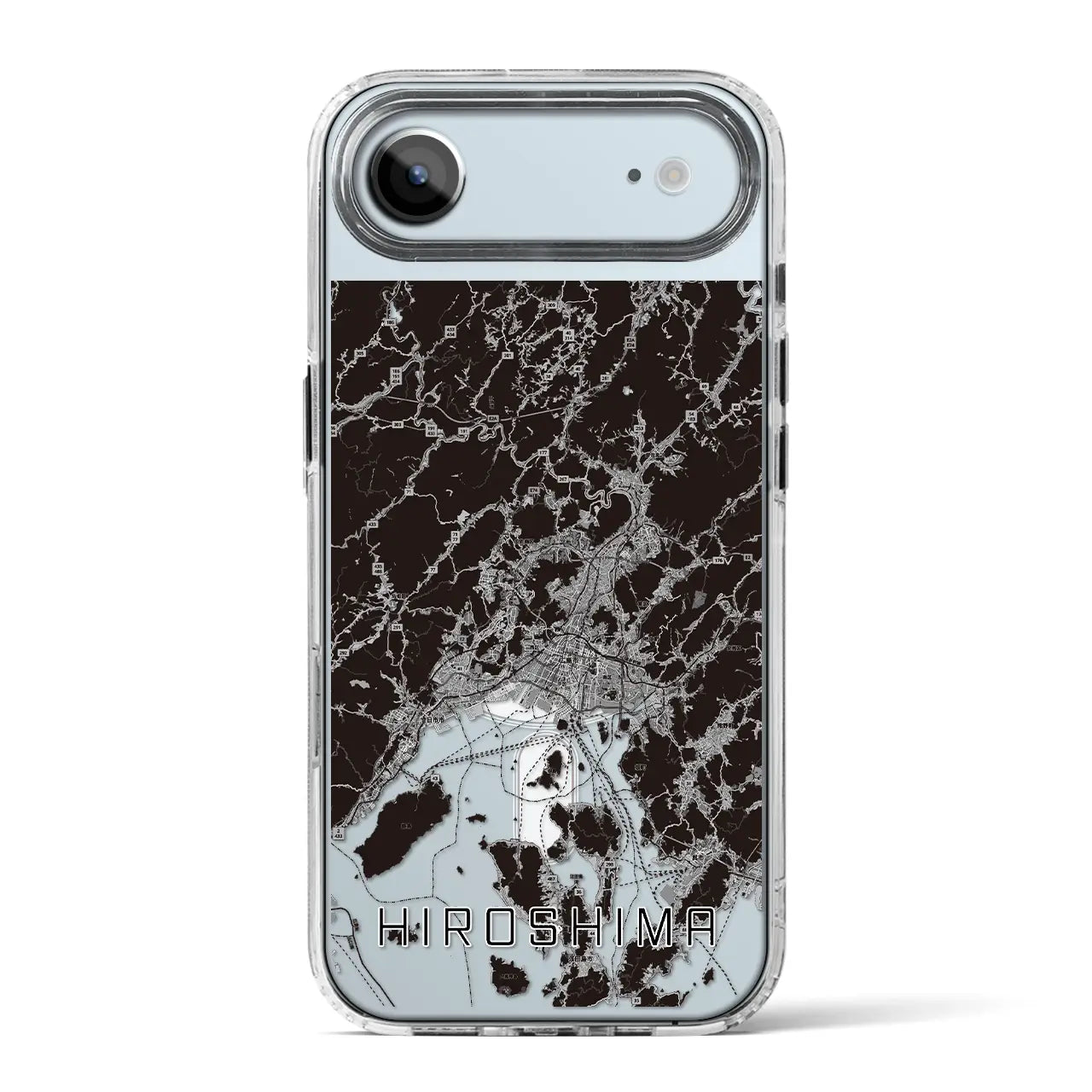 【広島2（広島県）】地図柄iPhoneケース（MagSafeタイプ）