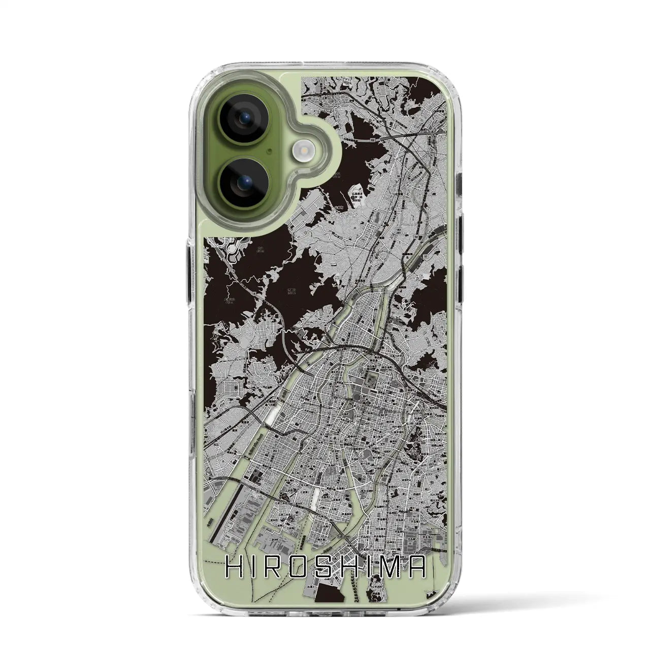 【広島（広島県）】地図柄iPhoneケース（MagSafeタイプ）