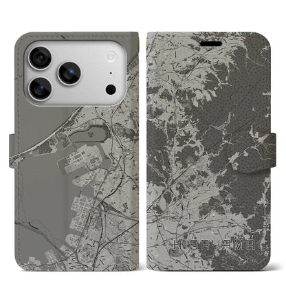 【久山（福岡県）】地図柄iPhoneケース（手帳タイプ）