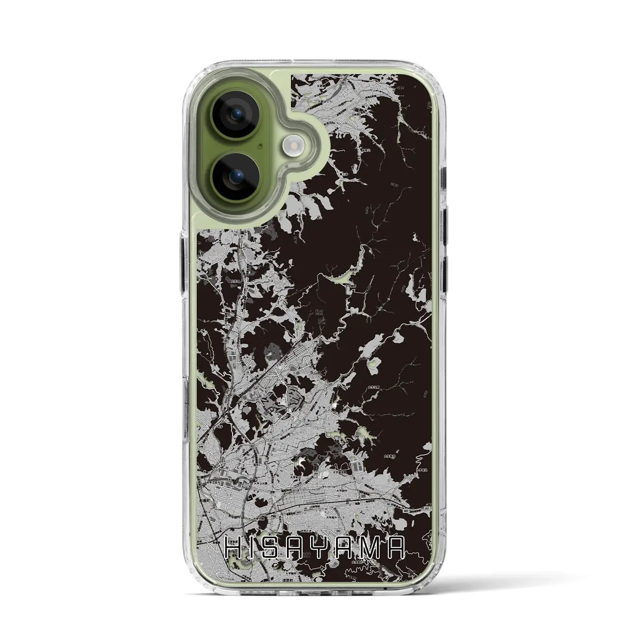 【久山（福岡県）】地図柄iPhoneケース（MagSafeタイプ）