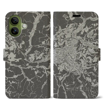 【日田2（大分県）】地図柄iPhoneケース（手帳タイプ）